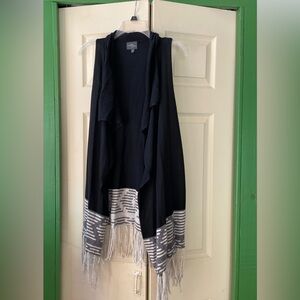 Market & Spruce Black Knit Vest